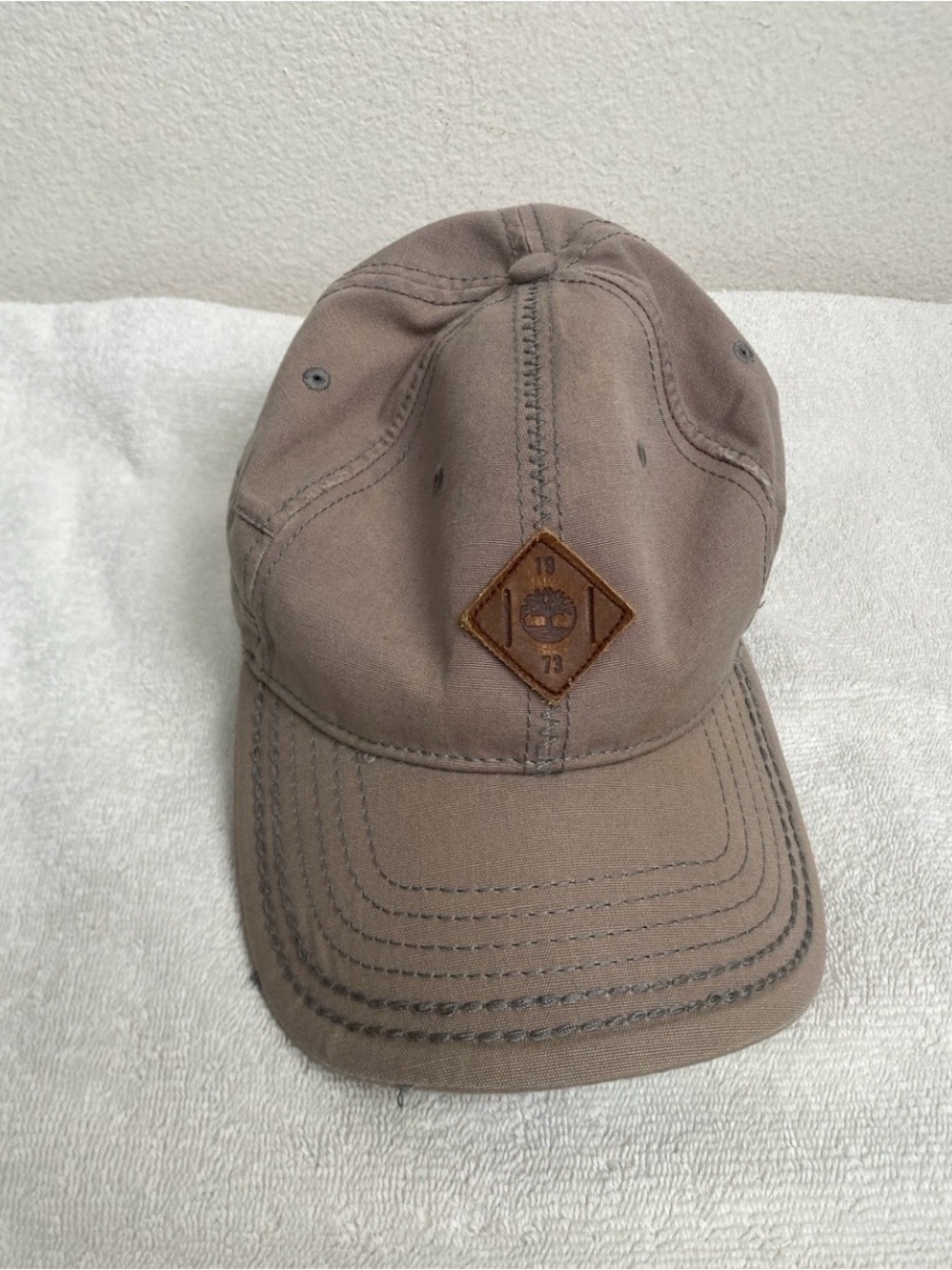 Timberland Earthkeepers Womens Taupe Adjustable Baseball Hat Casual Streetwear